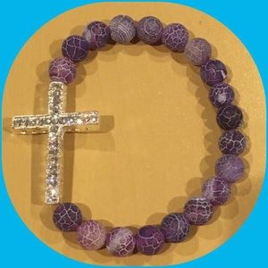 Natural Cross Bracelet!